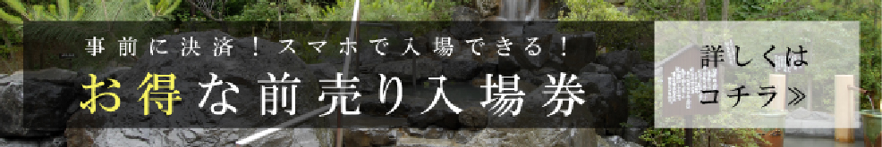 事前に決済 スマホで入場できる お得な前売り入場券 詳しくはこちら